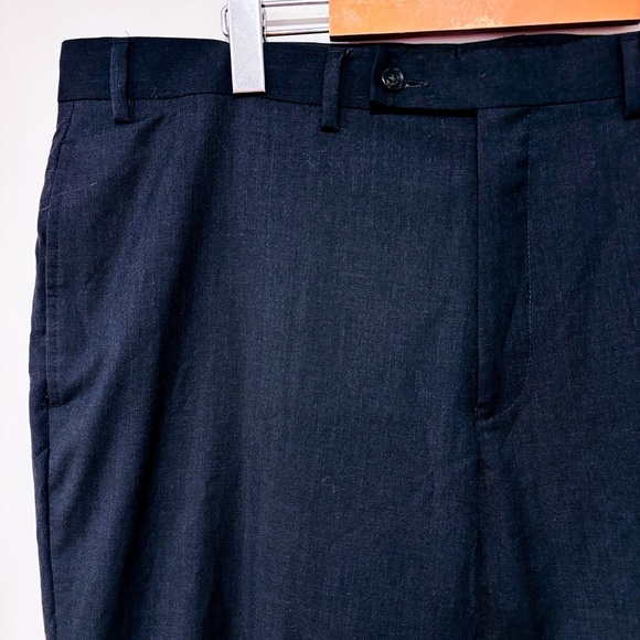 MICHAEL KORS Charcoal Wool Dress Pants Men’s Classic Fit Trousers | Size 41 * - Picture 5 of 7